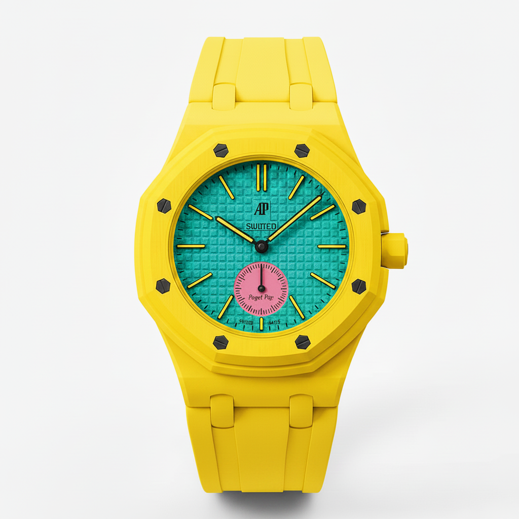Royal Pop OTG ROZ — Rubber Strap Yellow