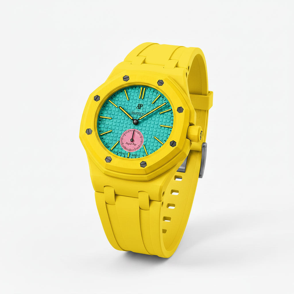 Royal Pop OTG ROZ — Rubber Strap Yellow
